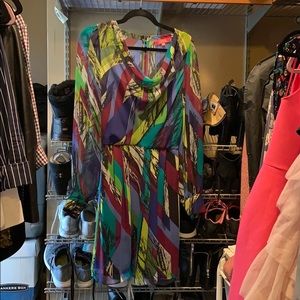 Catherine malandrino size 6 multi color dress